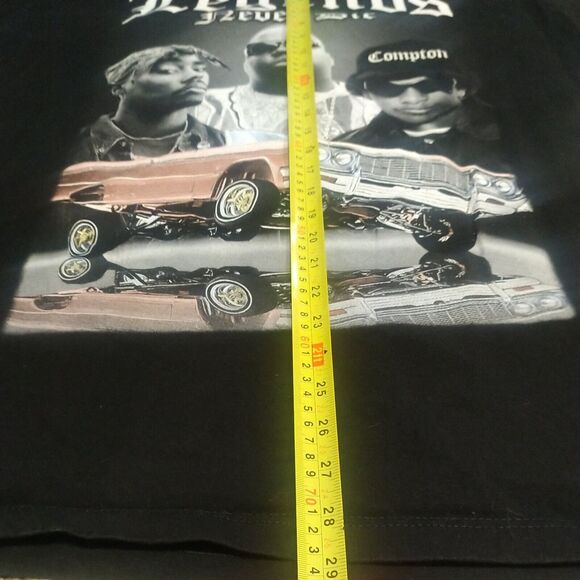 RARE VTG Shaka Wear Hip Hop Legends T Shirt Size 2XL Biggie Smalls Eazy E Tupac - Picture 8 of 10